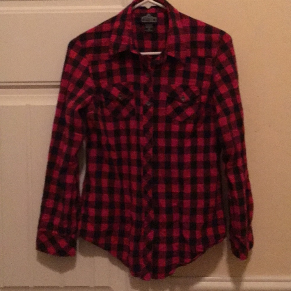 Buffalo plaid button up